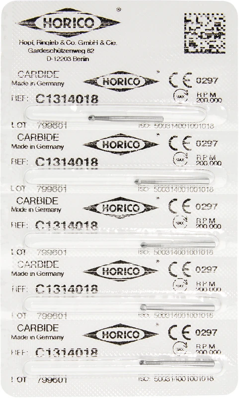 HM-Bohrer C1  Packung  5 Stück FG, Figur 001, ISO 018