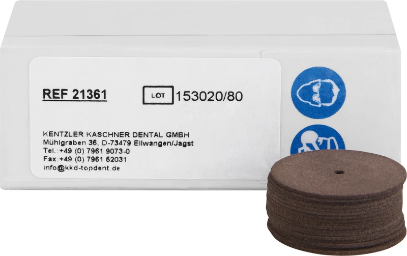 TOPDENT Stahl-Trennscheiben  Packung  100 Stück Ø 23 mm x 0,63 mm