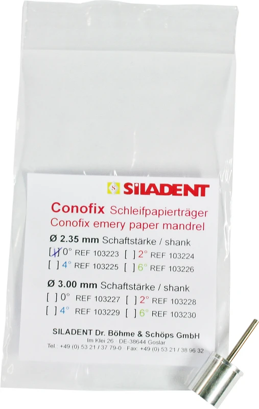 Conofix Schleifpapierträger  Stück  0°, Ø 2,35 mm