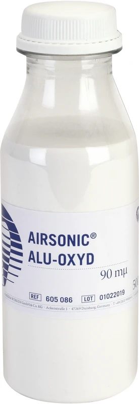 Airsonic® Alu-Oxyd   Flasche  500 g Aluminiumoxydpulver 90 µm
