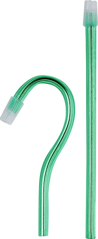 Speichelsauger AsaFresh  Packung  100 Stück 15 cm, grün, lose Kappe