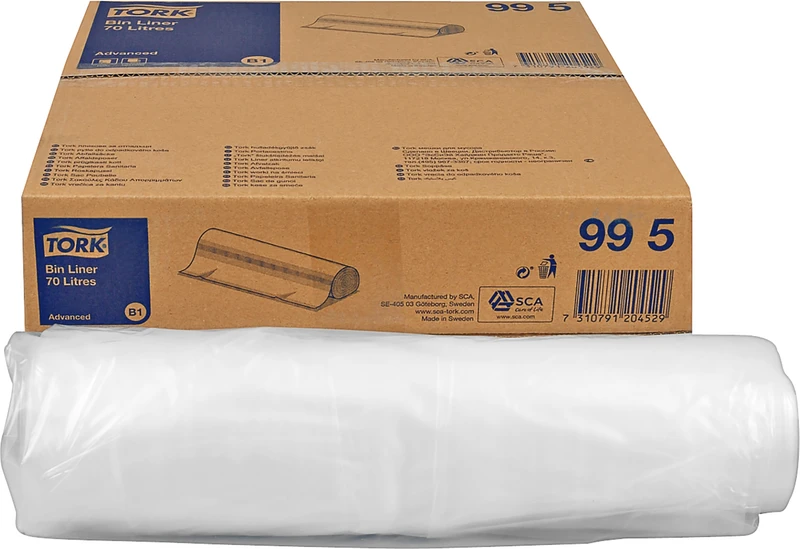 TORK® Abfallsäcke  Karton  5 x 50 Tüten, 70 l