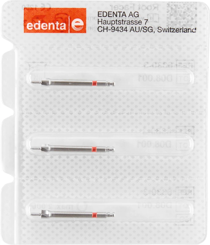 Planfräser 63  Packung  3 Stück rot, Gr. 1