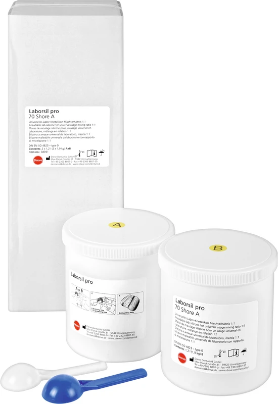 Laborsil pro 70  Packung  2 x 1,9 kg Dosen inklusive Dosierlöffel