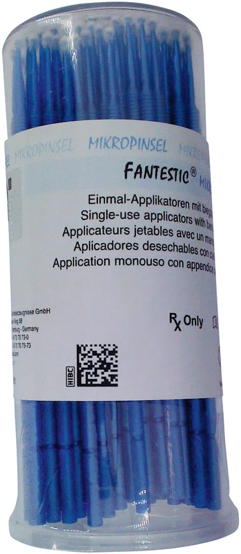 FANTESTIC® MIKROPINSEL  Spenderbox  100 Stück blau