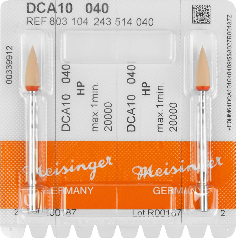 Diamantpolierer DCA04\10  Packung  2 Stück beige, HP, Figur 243, 13 mm, ISO 040