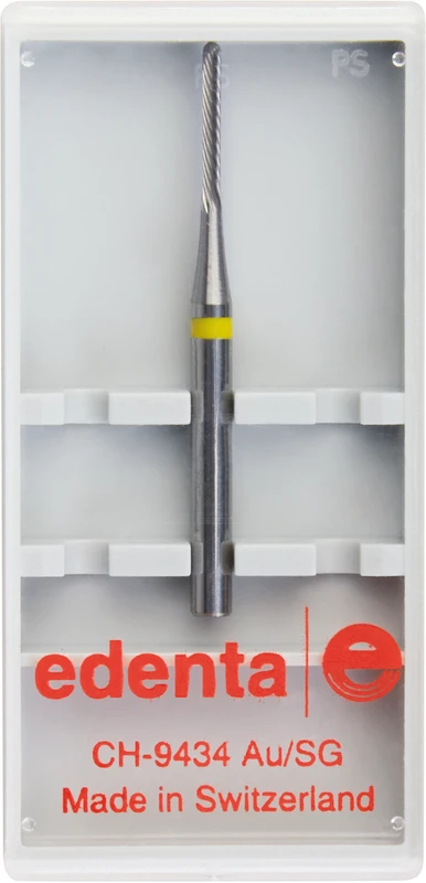 HM Parallelfräser 2666F  Stück  Fasenschliff, linksdrall, gelb superfein, HPK 103, Figur 137, 8 mm, ISO 010