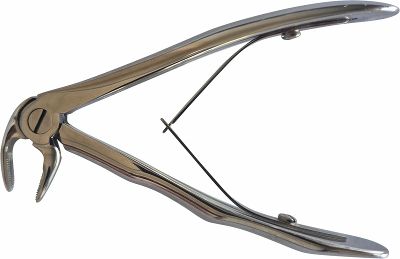 Kinderzahnzangen  Stück  7B anatomisch, UK-Wurzeln