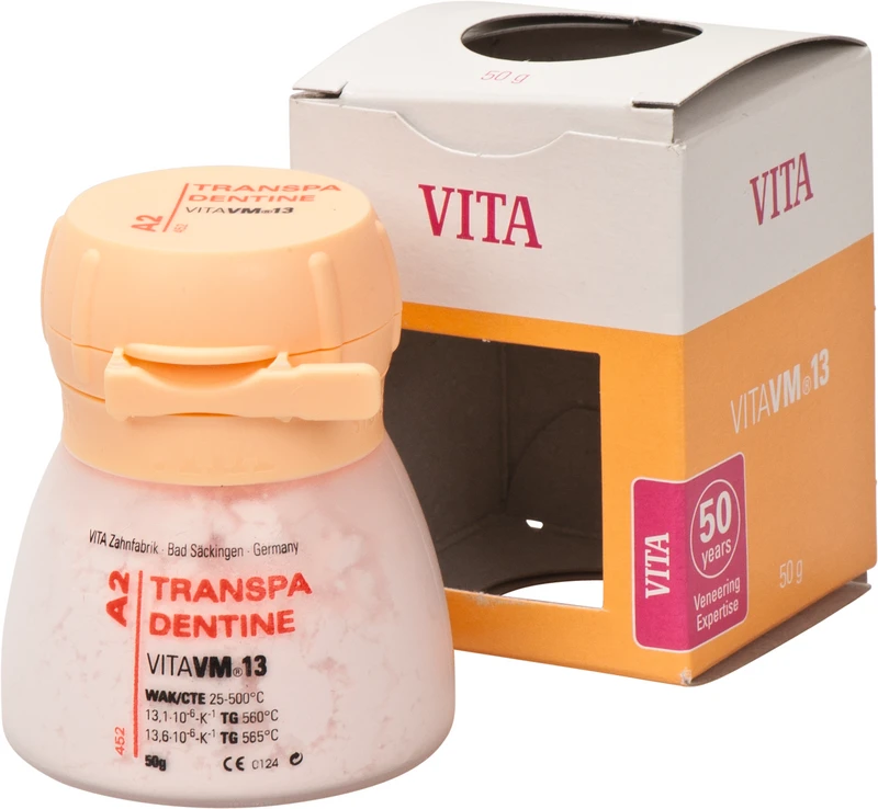 VITA VM® 13 classical A1-D4®  Dose  50 g Pulver transpa dentine A2