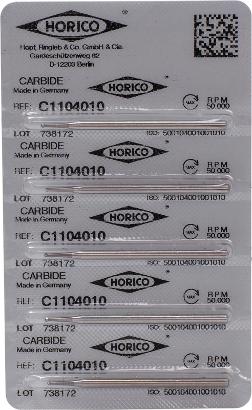 HM-Bohrer C1  Packung  5 Stück HP, Figur 001, ISO 010