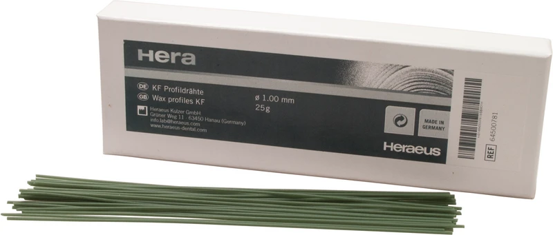 Modellierwachs KF  Packung  25 g Profildraht 1 mm