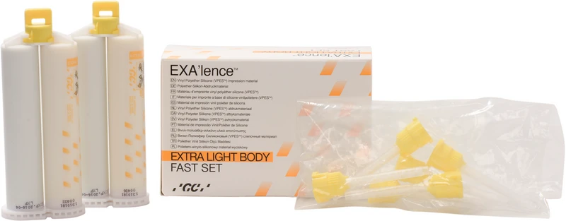 GC EXA'lence  Refill Packung  2 x 48 ml Doppelkartusche Extra Light Body Fast, Zubehör