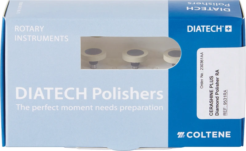 DIATECH CERASHINE PLUS   Packung  10 Stück weiß, RA, Figur 372 Scheibe, 2 mm, ISO 110