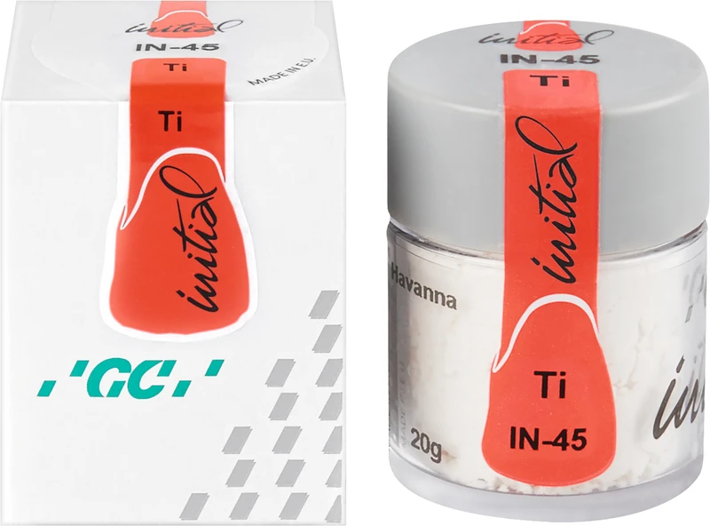 GC Initial TI  Dose  20g Pulver inside IN-45 havanna