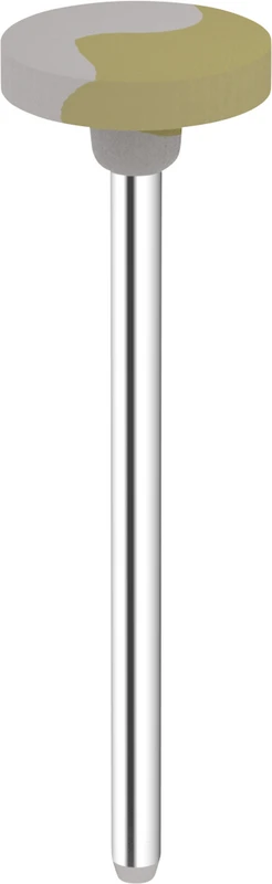 Omnipol für Zirkon\Keramik  Packung  3 Stück gelb\weiß fein, HP, Rad klein, Ø 12 x 2,4 mm