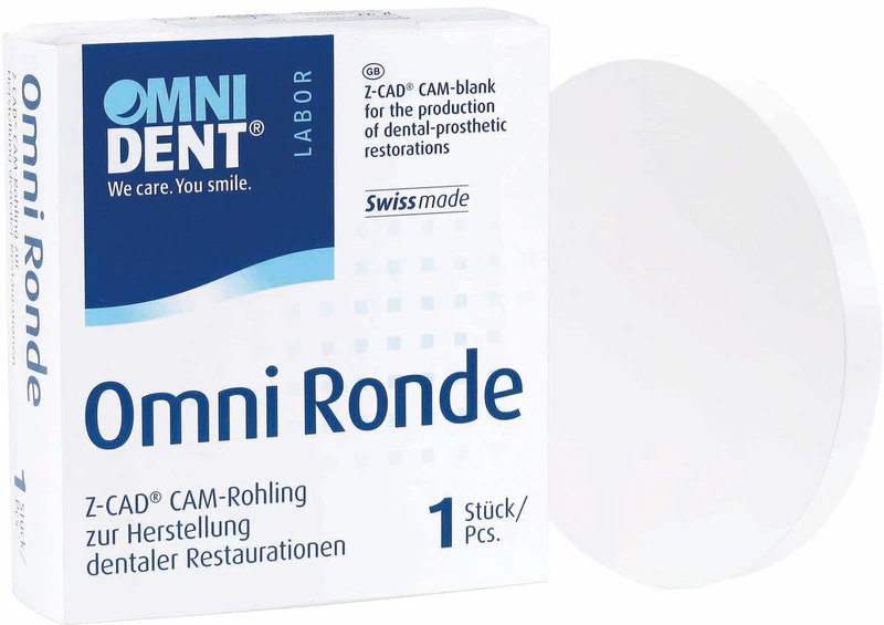 Omni Z-CAD smile Ronden  Stück  Ø 98,5 mm, H 20 mm, weiß