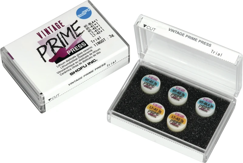 VINTAGE PRIME PRESS  Trial Kit  5 x 3 g Rohling (HT-BL4, HT-A1, HT-A2, LT-A1, LT-A2)