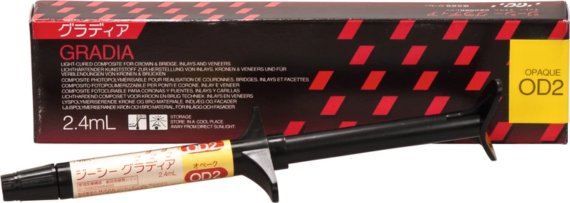 GC GRADIA®  Spritze  2,4 ml Paste opaker OD 2