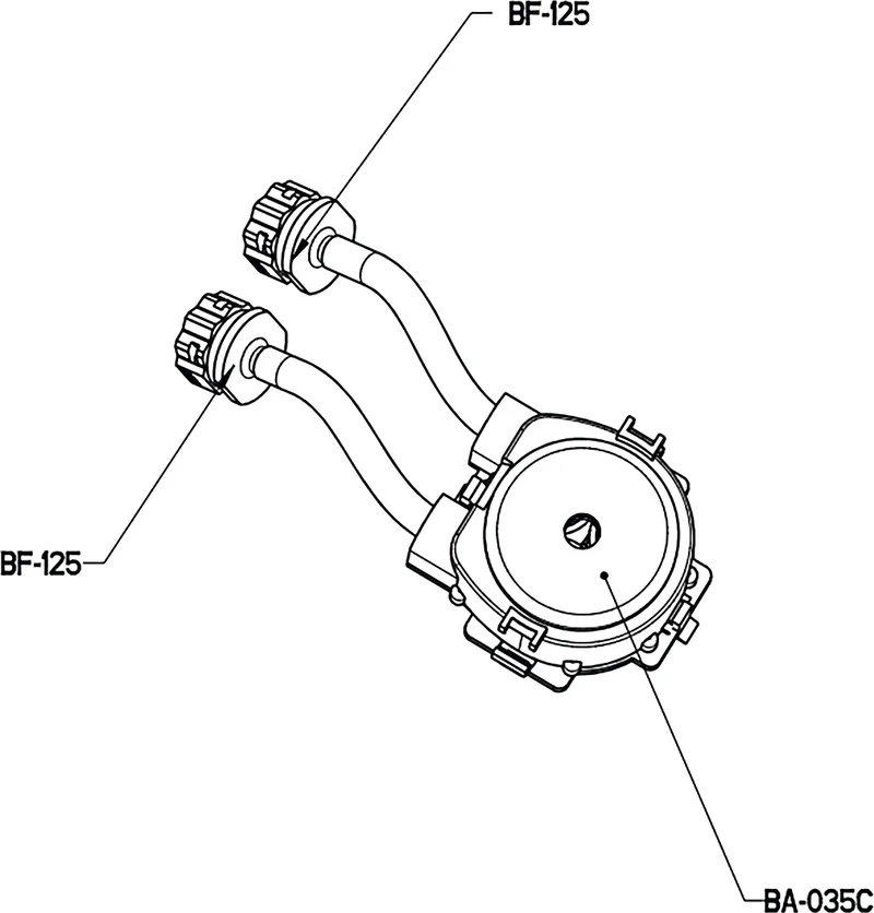 Peristaltic Pumpenkopf   Stück