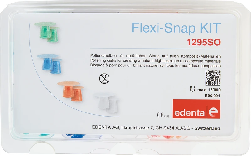 Flexi-Snap  Kit  80 Stück (20 x grün, 20 x blau, 20 x rot, 20 x weiß), 2 Mandrelle