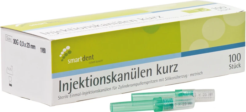 smart Injektionskanülen  Packung  100 Stück Ø 0,3 x 23 mm