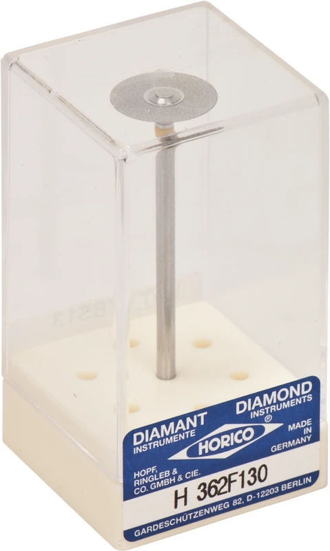 JUNIORFLEX®  Stück  doppelseitig, flexibel, gelb extra fein, HP, Figur 362, 0,18 mm, ISO 130