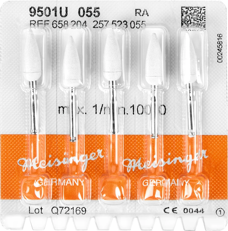 Universalpolierer 9501U  Packung  5 Stück weiß, RA, Figur 257, 15 mm, ISO 055