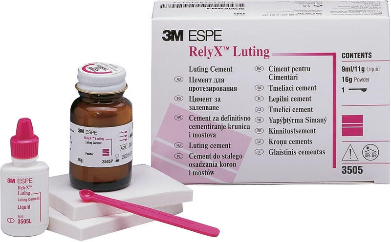 RelyX Luting  Intro Kit  16 g Pulver, 9 ml Liquid, Zubehör