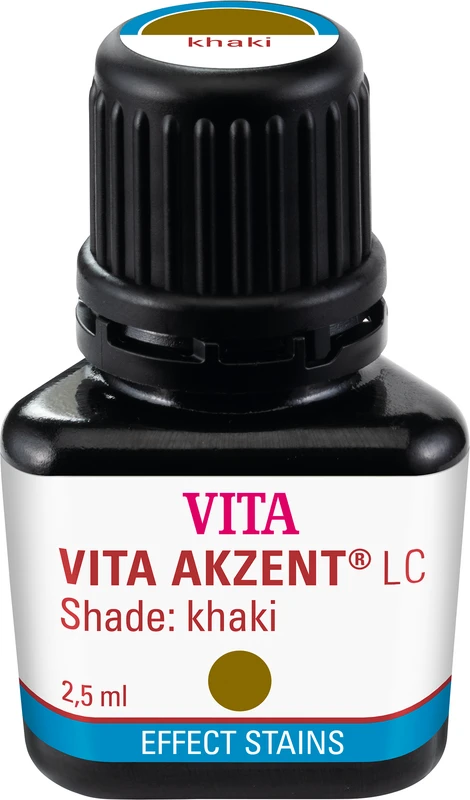 VITA AKZENT® LC  Flasche  2,5 ml Effektfarben effect stains khaki