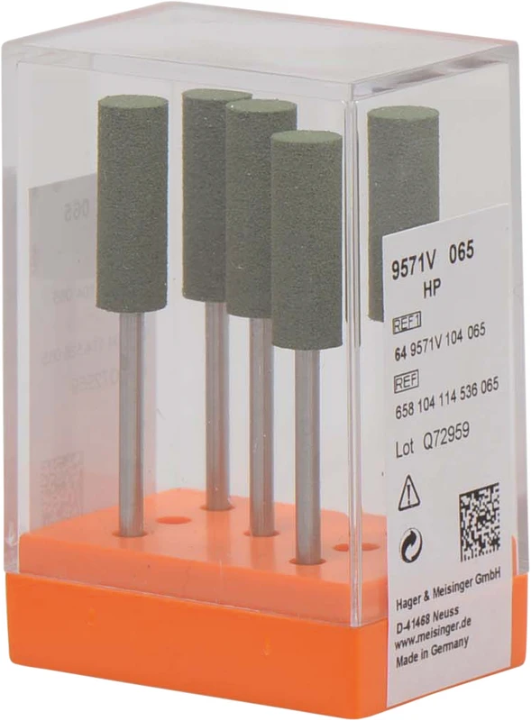 Kunststoffpolierer 9571  Packung  5 Stück grün, HP, Figur 114, 17 mm, ISO 065