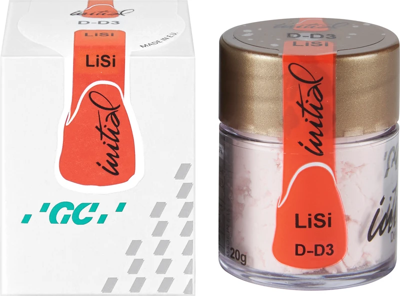 GC Initial LiSi  Dose  20 g Pulver dentin D3