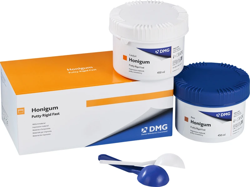 Honigum Putty  Packung  450 ml Dose Base, 450 ml Katalysator, Rigid Fast