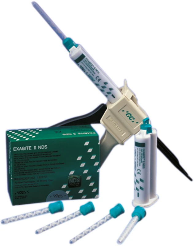 GC EXABITE II NDS  Packung  2 x 48 ml Doppelkartusche, 12 Mischkanülen