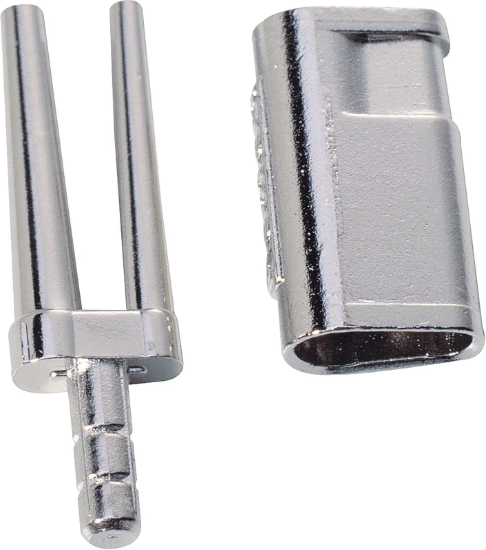 Bi-V-Pin  Packung  1.000 Stück Metall, Kopf 2 mm, Stiftlänge 12,5 mm, Kopflänge 5,5 mm, Breite 3,6 mm