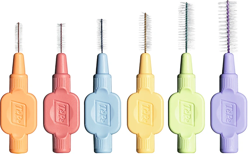 TePe® Interdentalbürsten Extra Soft  Packung  8 Stück sortiert