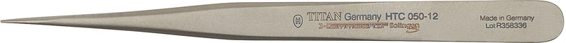 Titan-Pinzetten  Stück  120 mm, gerade, glatte Spitzen