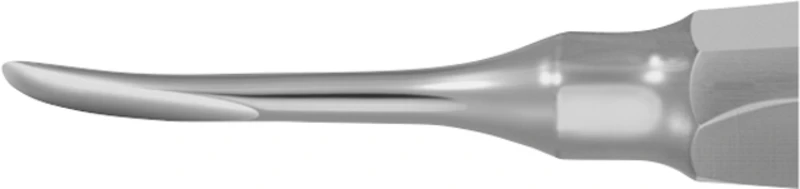 Wurzelheber  Stück  DL372R, 150 mm, 3 mm, gebogen