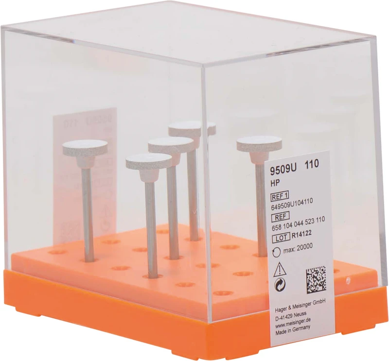 Universalpolierer 9509U  Packung  5 Stück weiß, HP, Figur 044, 2 mm, ISO 110