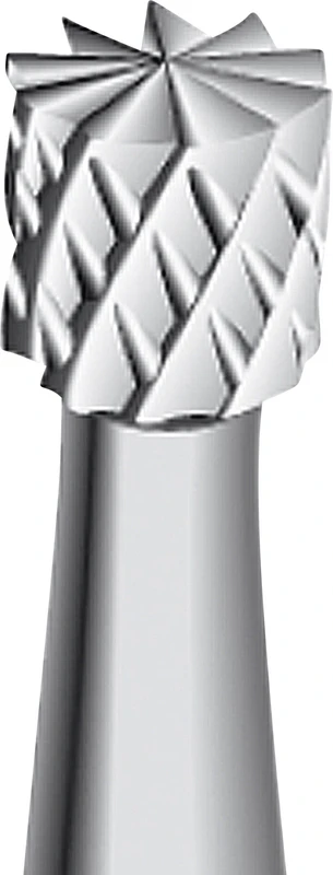 HM Finierer TC42  Packung  5 Stück Kreuzverzahnung, HP, Figur 010 umgekehrter Kegel, 3,1 mm, ISO 023