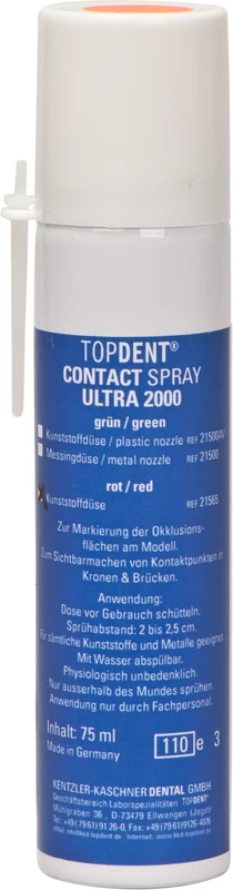 TOPDENT Contact Spray Ultra 2000  Spraydose  75 ml rot, mit Kunststoffdüse