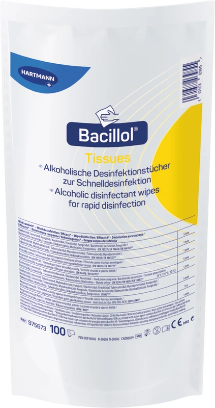 Bacillol® Tissues  Beutel  100 Stück 225 x 139 mm