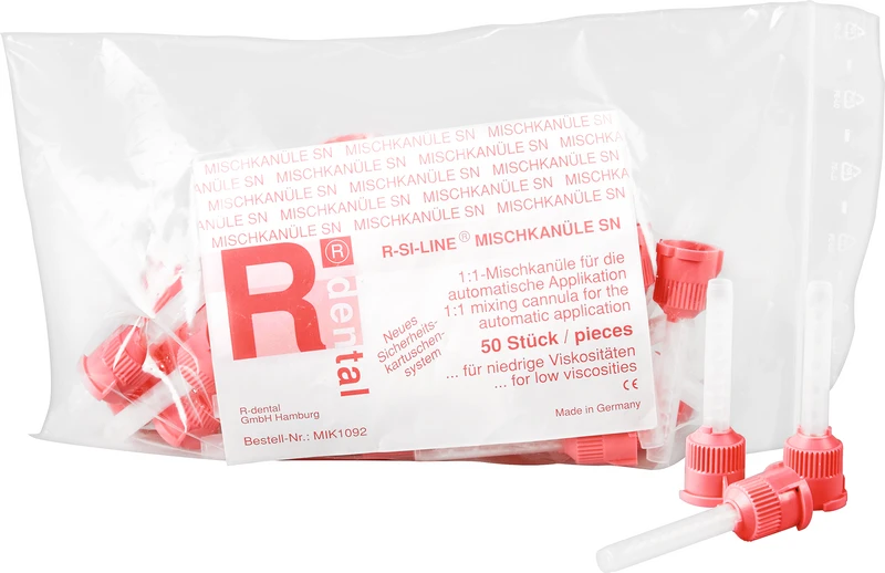 R-SI-LINE® MISCHKANÜLE SN  Beutel  50 Stück rosa\weiß