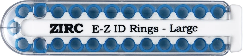 EZ-ID Markierungsringe  Packung  25 Stück neonblau, Ø 6 mm