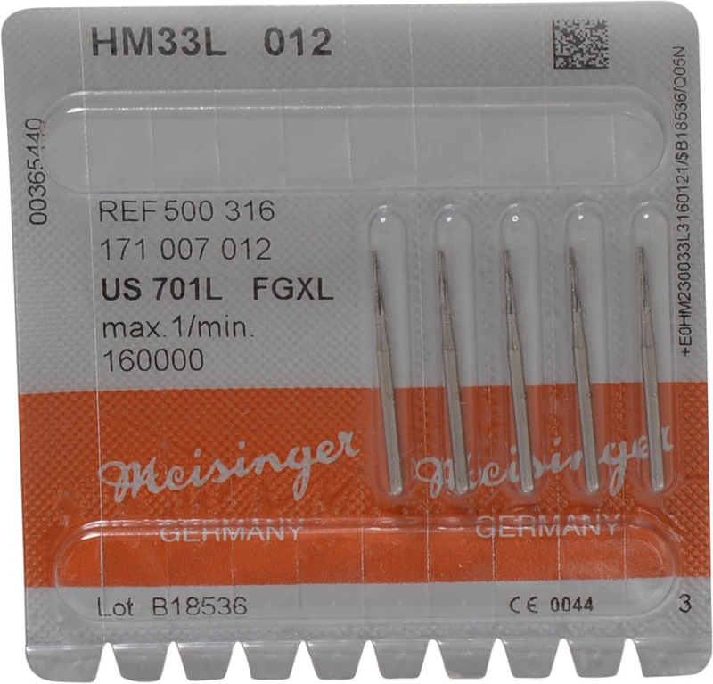 HM-Bohrer 33L  Packung  5 Stück FGXL, Figur 171 lang, 6,3 mm, ISO 012
