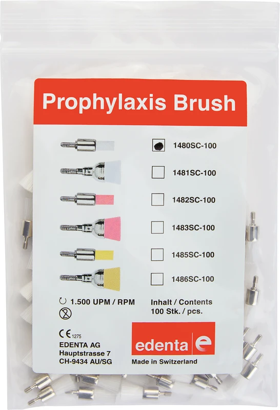 Screw-In Bürsten  Packung  100 Stück weiß ISO 035