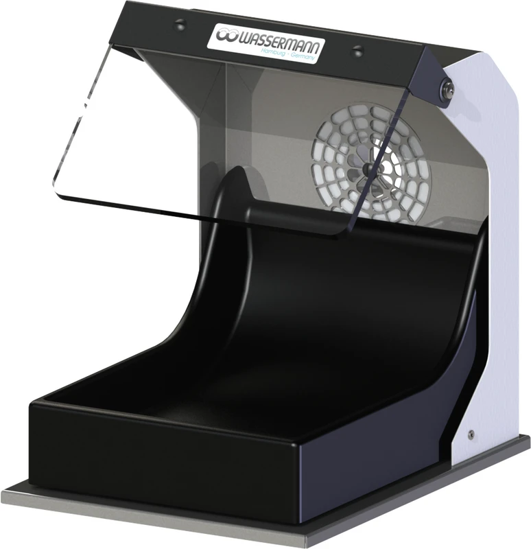 Poliertrog  Stück  Poliertrog mit Absaugstutzen Ø 40mm