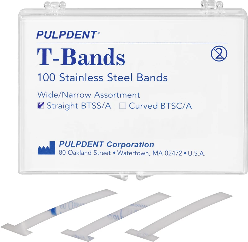 PCA T-Bands  Packung  100 Stück sortiert, gerade, Stahl