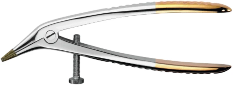 Teleskopkronenzange nach Böhm  Stück  1335D diamantierte Spitzen, 15 cm