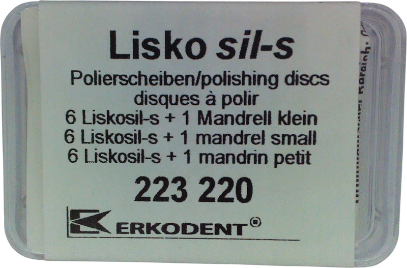 Liskosil-s  Packung  6 Stück, S, 1 Mandrell