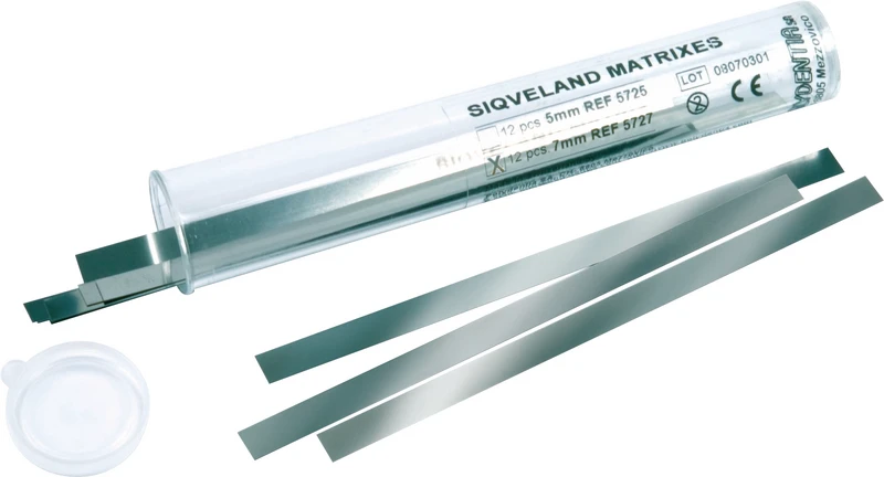 Siqveland Matrizen  Packung  12 Stück Breite 7 mm